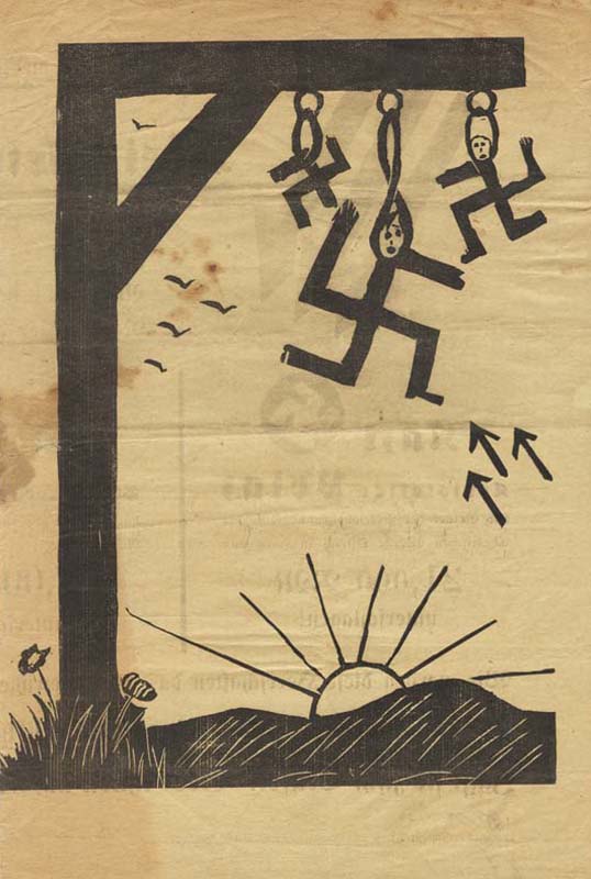 Deckblatt eines von Georg Buch zur Reichstagswahl am 31. Juli 1932 erstellten antinazistischen Aufrufs